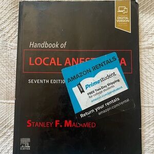 Handbook of local anesthesia 7th edition